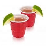 Set of 20 Red Shot Glasses by True