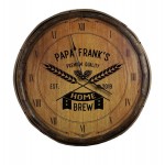 Home Brew Quarter Barrel Clock