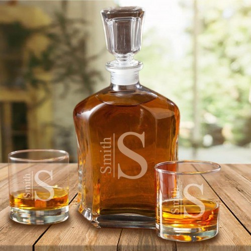Personalized Decanter Set