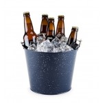 Blue Enamel Beer Bucket by Foster & Rye™