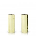 Gold Bamboo Highball Glasses by Viski®