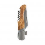 Olive Wood & Stainless Steel Corkscrew Knife by Foster & Rye